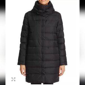 Eileen Fisher Funnel Neck Puffer Coat